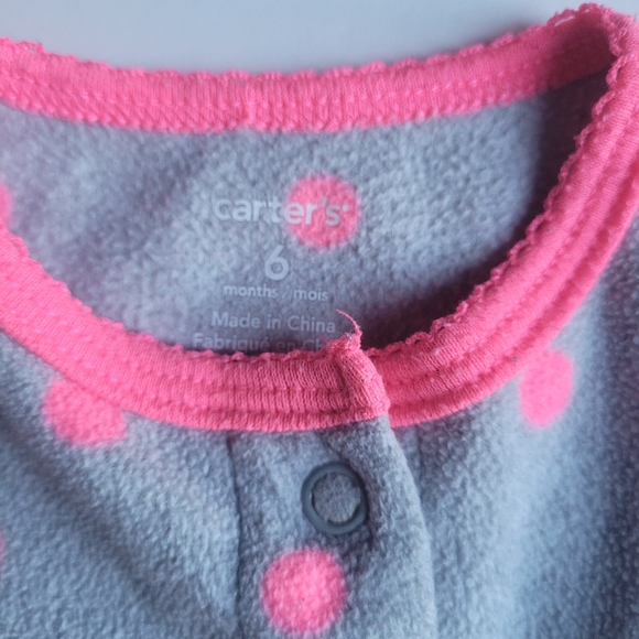 4/20 Carter's Baby Girl Sleeper - Picture 4 of 4